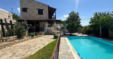 Two Traditional Stone houses with Pool in Salamiou