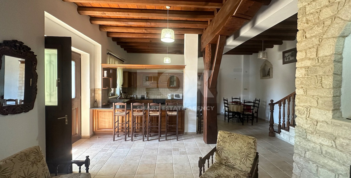 Two Traditional Stone houses with Pool in Salamiou