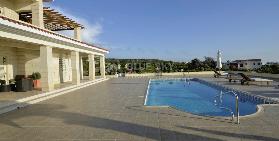 Luxury seven Bedroom Villa for Sale in Peyia Village with Sea Views & Heated Pool | Paphos, - Title deeds available