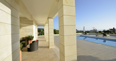 Luxury seven Bedroom Villa for Sale in Peyia Village with Sea Views & Heated Pool | Paphos, - Title deeds available