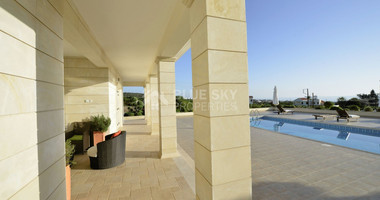 Luxury seven Bedroom Villa for Sale in Peyia Village with Sea Views & Heated Pool | Paphos, - Title deeds available