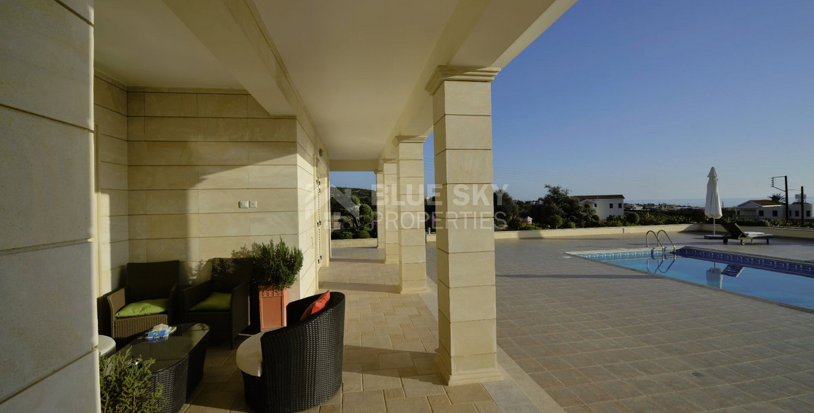 Luxury seven Bedroom Villa for Sale in Peyia Village with Sea Views & Heated Pool | Paphos, - Title deeds available