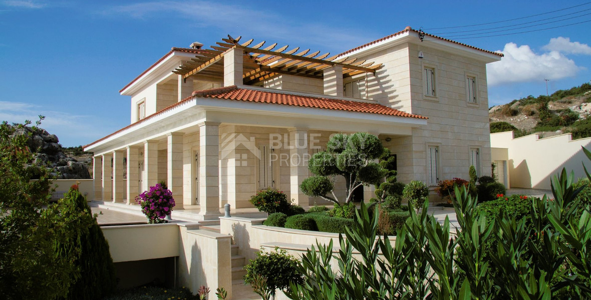 Luxury seven Bedroom Villa for Sale in Peyia Village with Sea Views & Heated Pool | Paphos, - Title deeds available