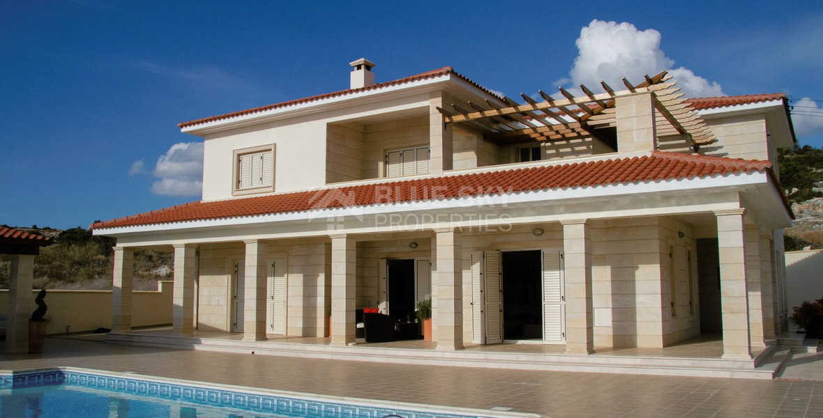 Luxury seven Bedroom Villa for Sale in Peyia Village with Sea Views & Heated Pool | Paphos, - Title deeds available