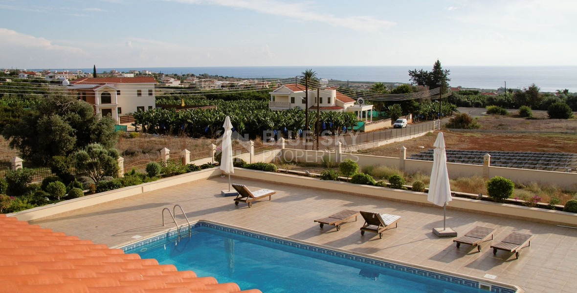 Luxury seven Bedroom Villa for Sale in Peyia Village with Sea Views & Heated Pool | Paphos, - Title deeds available