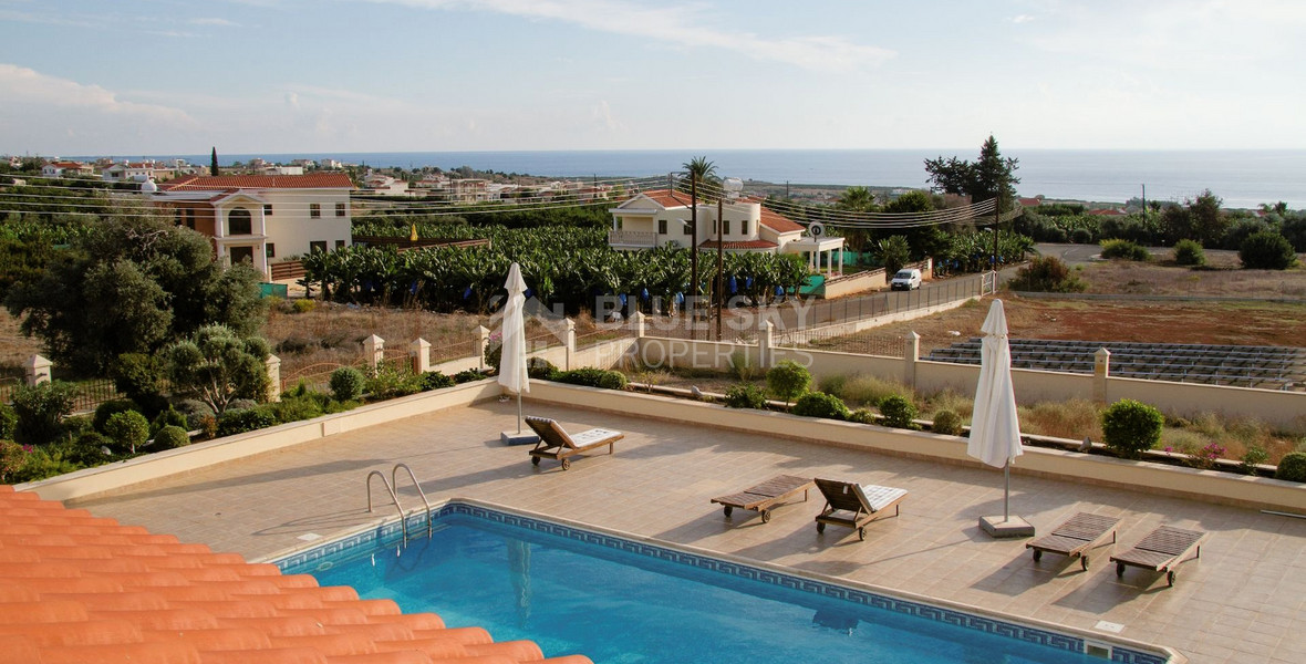 Luxury seven Bedroom Villa for Sale in Peyia Village with Sea Views & Heated Pool | Paphos, - Title deeds available