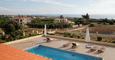 Luxury seven Bedroom Villa for Sale in Peyia Village with Sea Views & Heated Pool | Paphos, - Title deeds available