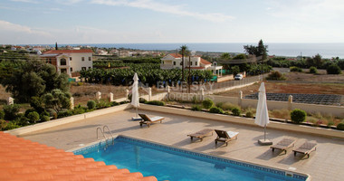 Luxury seven Bedroom Villa for Sale in Peyia Village with Sea Views & Heated Pool | Paphos, - Title deeds available