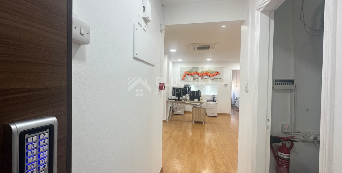 Modern office fully furnished and equipped with computers, server, to Rent In Agios Nikolaos Limassol