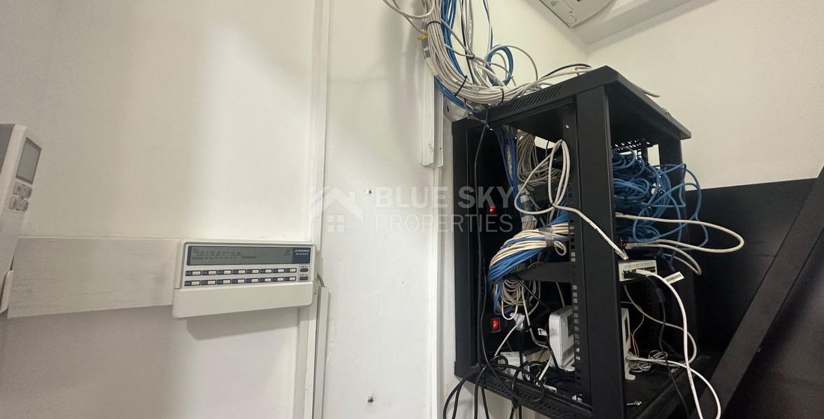Modern office fully furnished and equipped with computers, server, to Rent In Agios Nikolaos Limassol
