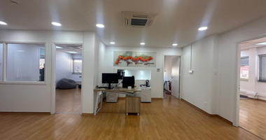 Modern office fully furnished and equipped with computers, server, to Rent In Agios Nikolaos Limassol