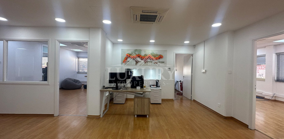 Modern office fully furnished and equipped with computers, server, to Rent In Agios Nikolaos Limassol