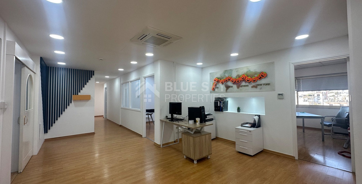 Modern office fully furnished and equipped with computers, server, to Rent In Agios Nikolaos Limassol