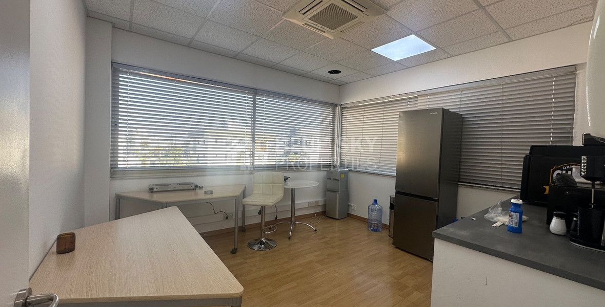 Modern office fully furnished and equipped with computers, server, to Rent In Agios Nikolaos Limassol
