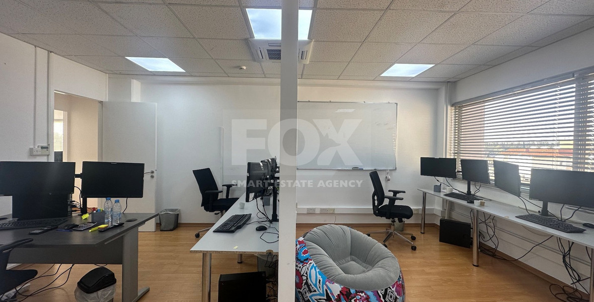 Modern office fully furnished and equipped with computers, server, to Rent In Agios Nikolaos Limassol