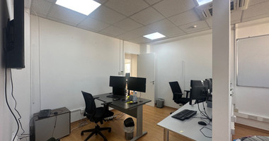 Modern office fully furnished and equipped with computers, server, to Rent In Agios Nikolaos Limassol