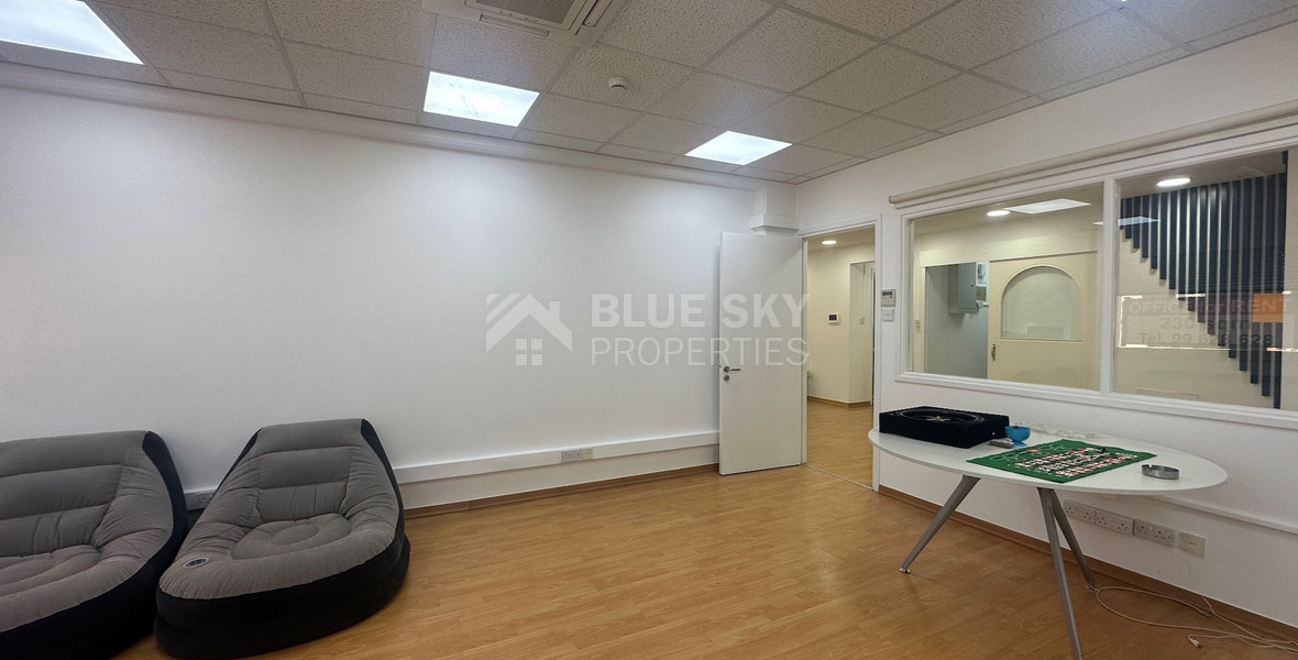 Modern office fully furnished and equipped with computers, server, to Rent In Agios Nikolaos Limassol