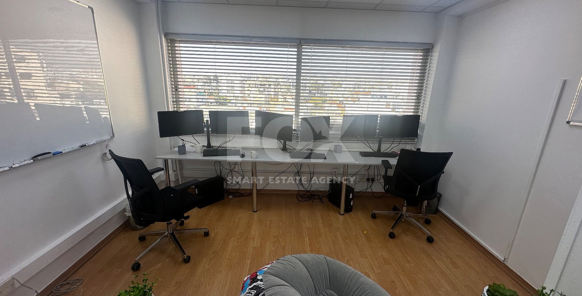 Modern office fully furnished and equipped with computers, server, to Rent In Agios Nikolaos Limassol
