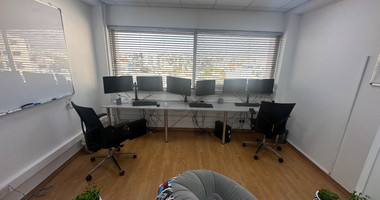 Modern office fully furnished and equipped with computers, server, to Rent In Agios Nikolaos Limassol