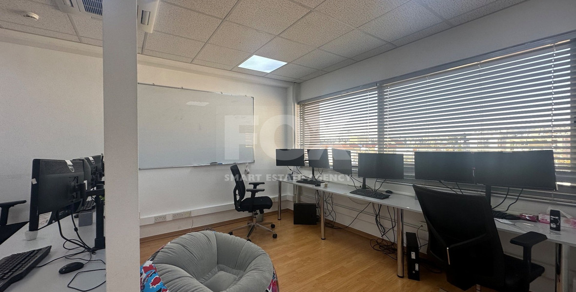 Modern office fully furnished and equipped with computers, server, to Rent In Agios Nikolaos Limassol