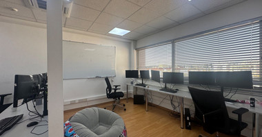Modern office fully furnished and equipped with computers, server, to Rent In Agios Nikolaos Limassol