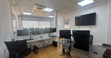 Modern office fully furnished and equipped with computers, server, to Rent In Agios Nikolaos Limassol