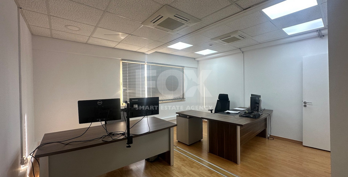 Modern office fully furnished and equipped with computers, server, to Rent In Agios Nikolaos Limassol