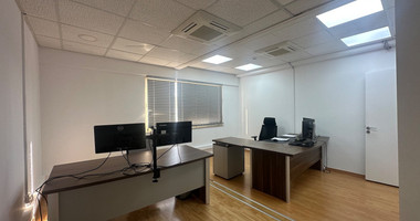 Modern office fully furnished and equipped with computers, server, to Rent In Agios Nikolaos Limassol