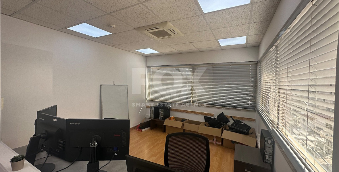 Modern office fully furnished and equipped with computers, server, to Rent In Agios Nikolaos Limassol