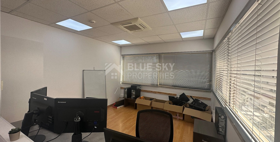 Modern office fully furnished and equipped with computers, server, to Rent In Agios Nikolaos Limassol
