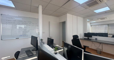 Modern office fully furnished and equipped with computers, server, to Rent In Agios Nikolaos Limassol
