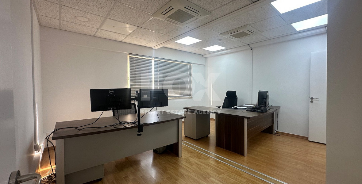Modern office fully furnished and equipped with computers, server, to Rent In Agios Nikolaos Limassol