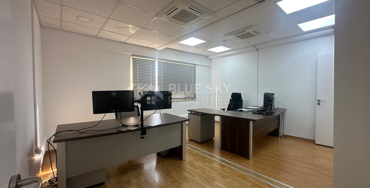 Modern office fully furnished and equipped with computers, server, to Rent In Agios Nikolaos Limassol
