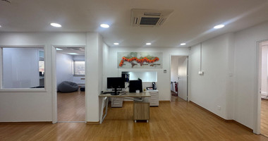 Modern office fully furnished and equipped with computers, server, to Rent In Agios Nikolaos Limassol