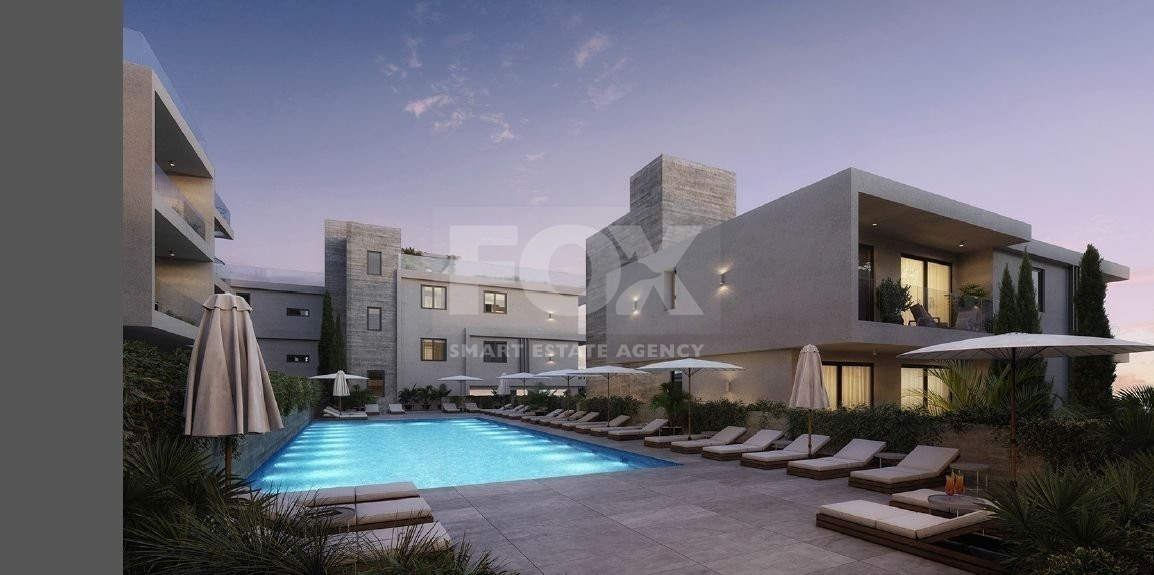 A sea view three bedroom penthouse in Geroskipou