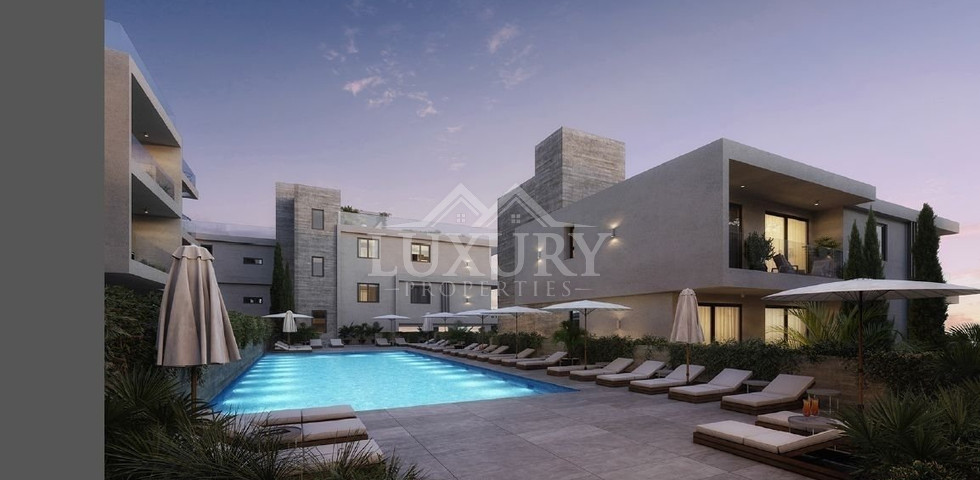 A sea view three bedroom penthouse in Geroskipou