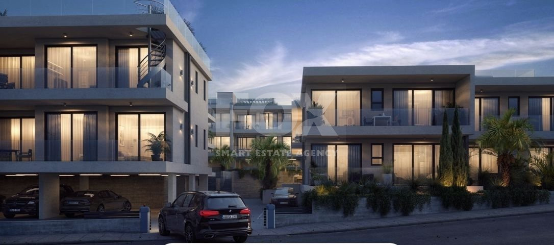 A sea view three bedroom penthouse in Geroskipou