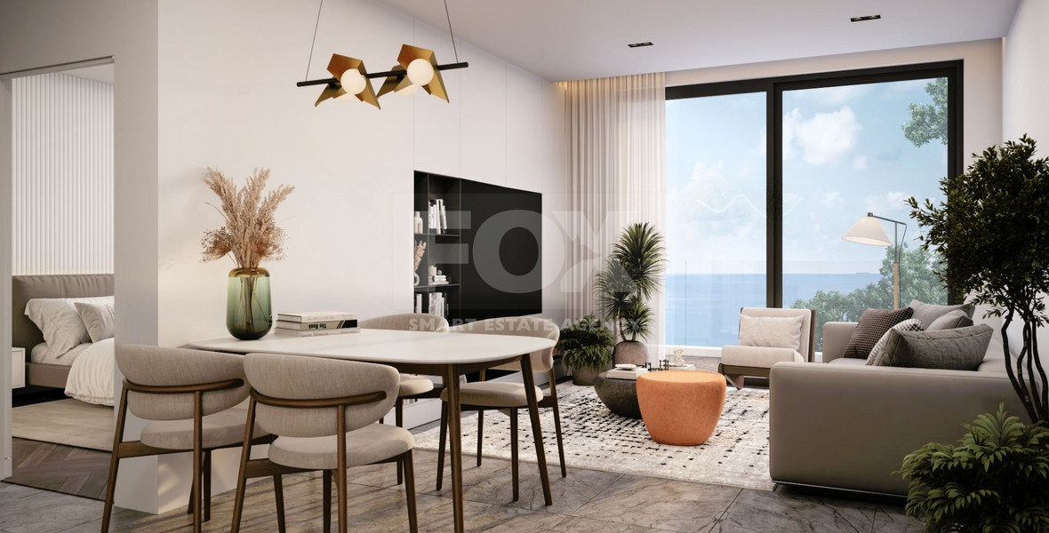 A sea view three bedroom penthouse in Geroskipou