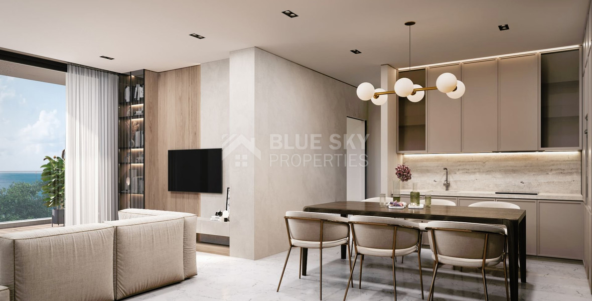 A sea view three bedroom penthouse in Geroskipou