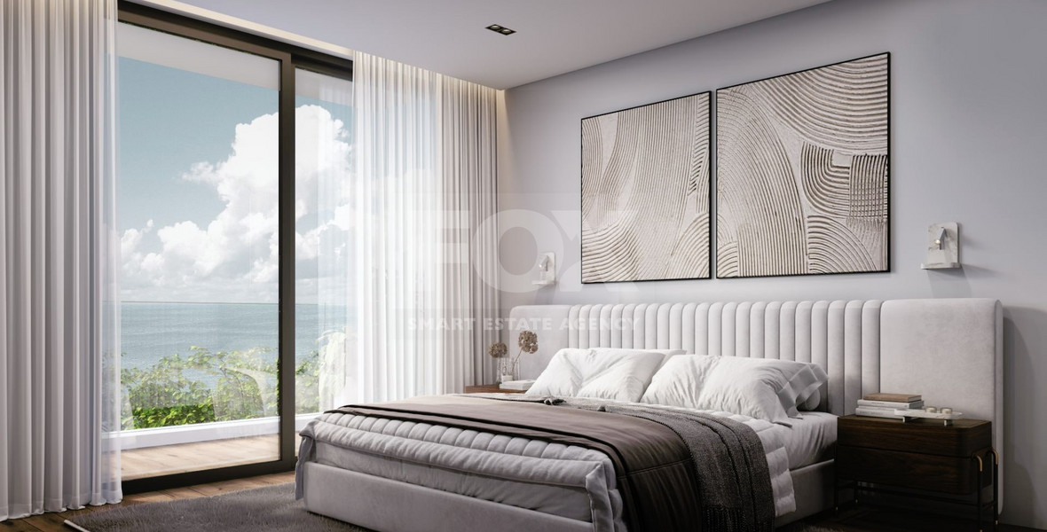 A sea view three bedroom penthouse in Geroskipou