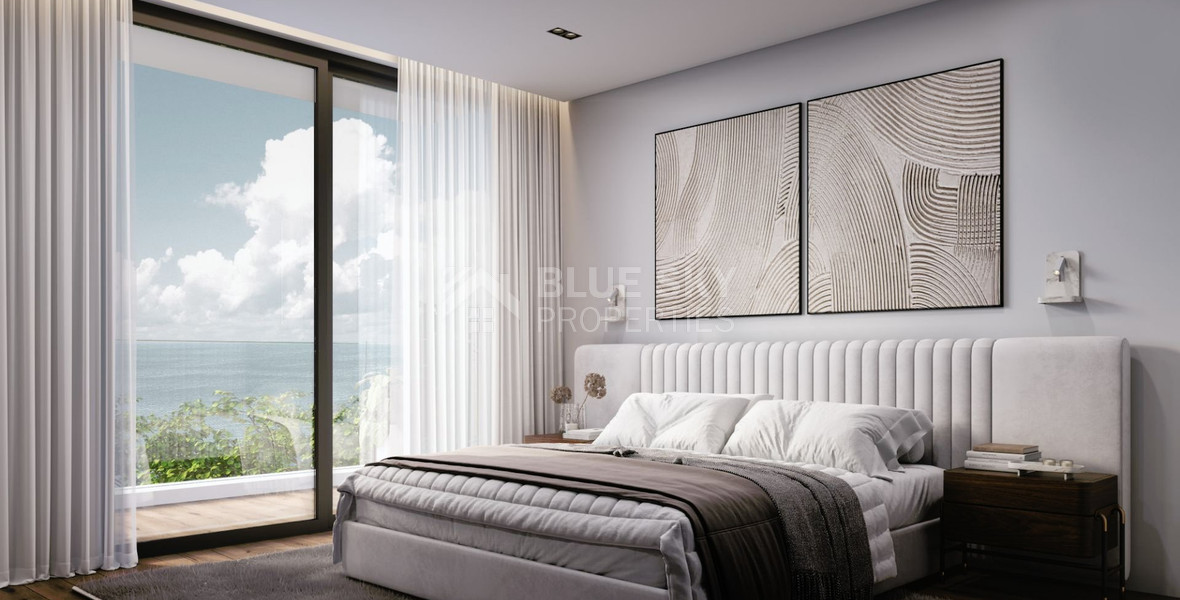 A sea view three bedroom penthouse in Geroskipou