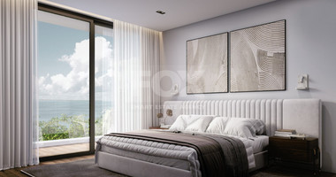 A sea view three bedroom penthouse in Geroskipou
