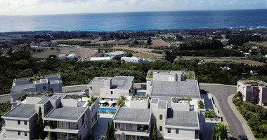 A sea view three bedroom penthouse in Geroskipou