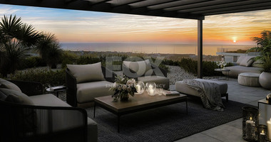 A sea view three bedroom penthouse in Geroskipou