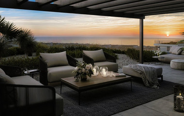 A sea view three bedroom penthouse in Geroskipou