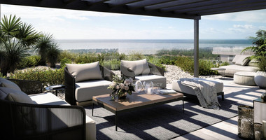 A sea view three bedroom penthouse in Geroskipou