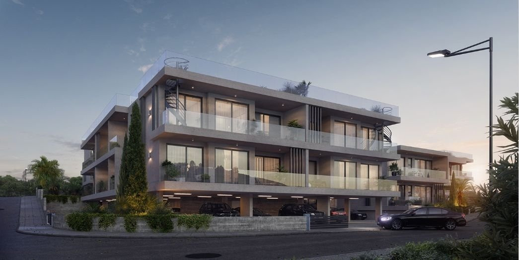 Mieszkanie 1 pokój 54 m² Yeroskipou, Cypr