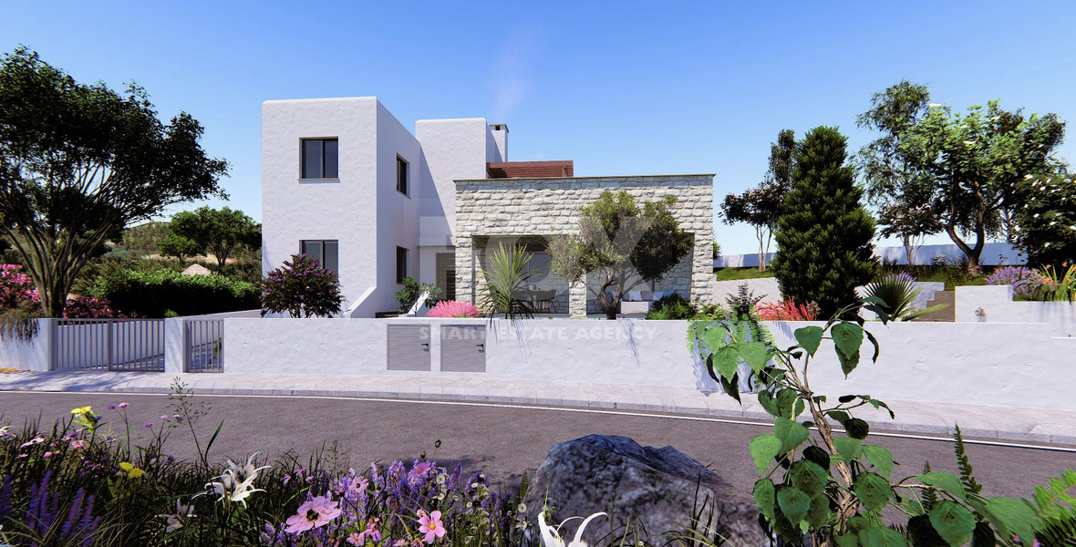 Four bedroom sea view villas in Argaka Village , Paphos