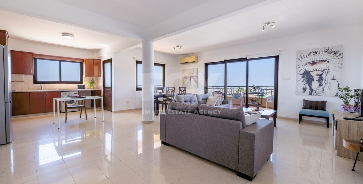 Two Bedroom Apartment For Rent With  A Spectacular View in Agia Phylaxi, Limassol