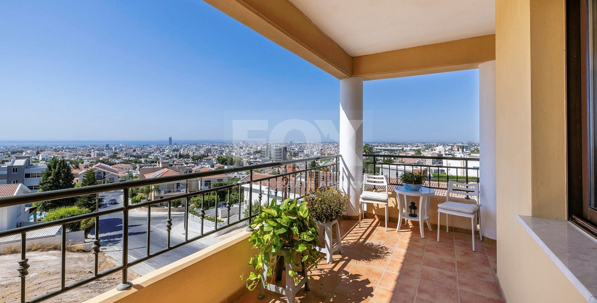 Two Bedroom Apartment For Rent With  A Spectacular View in Agia Phylaxi, Limassol